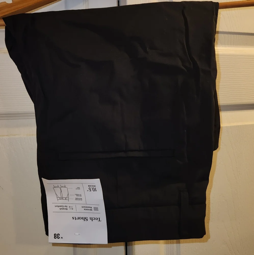 Goodfellow's Men's stretch tech shirts black size 38 - Picture 6 of 8